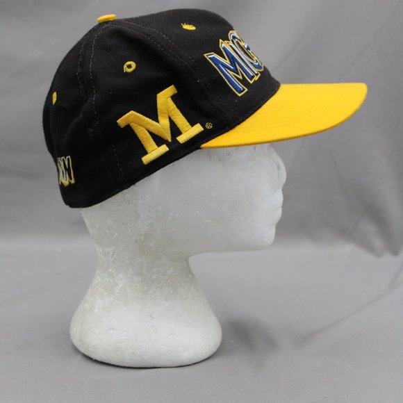 Michigan Wolvernies Hat (VTG) - All Over Graphic by TOW - Fitted 7 1/4 - Picture 6 of 10